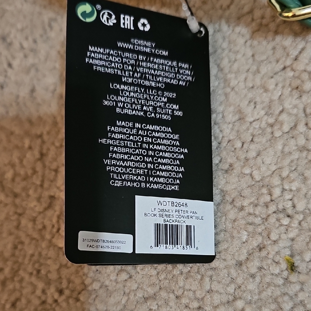 Green Peter Pan Crossbody Bag - Picture 3 of 9